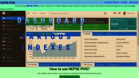 What Nepsepms.com website looked like in 2020 (3 years ago)