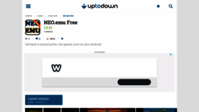 What Neo-emu-free.en.uptodown.com website looked like in 2020 (3 years ago)