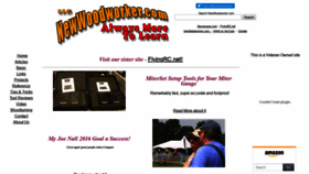 What Newwoodworker.com website looked like in 2020 (3 years ago)