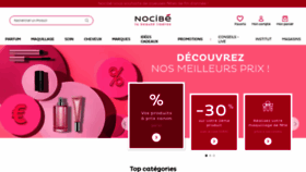 What Nocibe.fr website looked like in 2020 (3 years ago)
