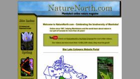 What Naturenorth.com website looked like in 2020 (3 years ago)