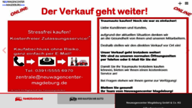 What Neuwagencenter-magdeburg.de website looked like in 2020 (3 years ago)