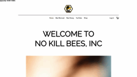 What Nokillbees.com website looked like in 2020 (3 years ago)