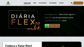 What Naturhotel.com.br website looked like in 2020 (3 years ago)