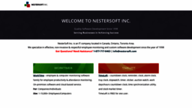 What Nestersoft.com website looked like in 2020 (3 years ago)