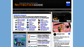 What Nettbutikkguide.com website looked like in 2020 (3 years ago)
