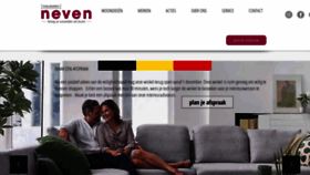 What Neven.be website looked like in 2021 (3 years ago)