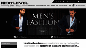 What Nextlevelcouture.com website looked like in 2021 (3 years ago)