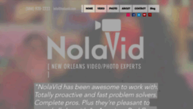 What Nolavid.com website looked like in 2021 (3 years ago)