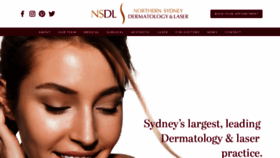 What Nsdermatology.com.au website looked like in 2021 (3 years ago)