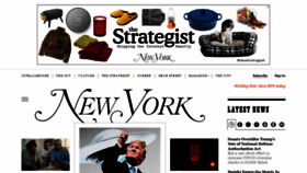 What Nymag.com website looked like in 2021 (3 years ago)