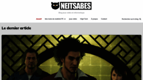 What Neitsabes.fr website looked like in 2021 (3 years ago)