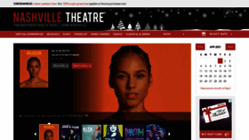 What Nashville-theatre.com website looked like in 2021 (3 years ago)