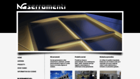What Ngserramenti.it website looked like in 2021 (3 years ago)