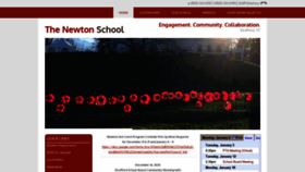 What Newtonschool.org website looked like in 2021 (3 years ago)