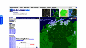 What Niederschlagsradar.de website looked like in 2021 (3 years ago)