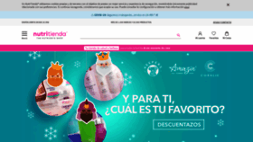 What Nutritienda.com website looked like in 2021 (3 years ago)