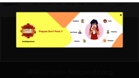 What Nalgonda.org website looked like in 2021 (3 years ago)
