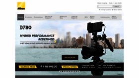 What Nikon.co.in website looked like in 2021 (3 years ago)