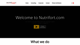What Nutrifort.com website looked like in 2021 (3 years ago)