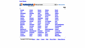 What Namanas.com website looked like in 2021 (3 years ago)