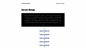What Naruto-manga-read.com website looked like in 2021 (3 years ago)
