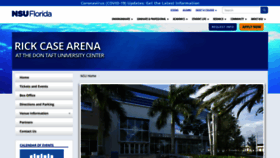 What Nsuarena.com website looked like in 2021 (3 years ago)