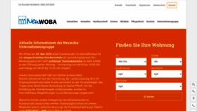 What Neuwoba.de website looked like in 2021 (3 years ago)