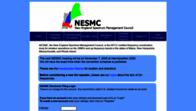 What Nesmc.org website looked like in 2021 (3 years ago)
