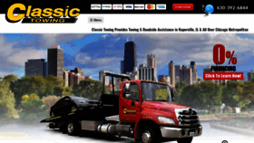 What Napervilleclassictowing.com website looked like in 2021 (5 years ago)