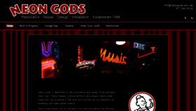 What Neongods-pdx.net website looked like in 2021 (3 years ago)