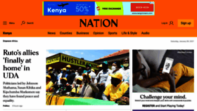 What Nation.africa website looked like in 2021 (3 years ago)
