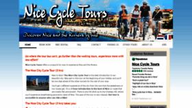 What Nicecycletours.com website looked like in 2021 (3 years ago)