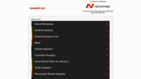 What Newteeth.net website looked like in 2021 (3 years ago)
