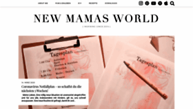 What Newmamasworld.de website looked like in 2021 (3 years ago)
