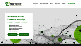 What Neuvector.com website looked like in 2021 (3 years ago)