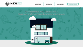 What Nko-lennik.be website looked like in 2021 (3 years ago)