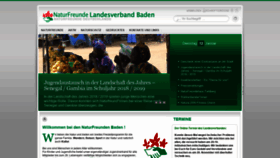 What Naturfreunde-baden.de website looked like in 2021 (3 years ago)