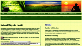 What Naturalways.com website looked like in 2021 (3 years ago)
