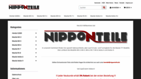 What Nipponteile.de website looked like in 2021 (3 years ago)