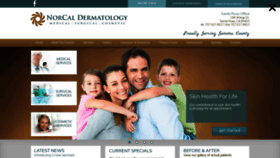 What Norcal-dermatology.com website looked like in 2021 (3 years ago)