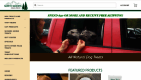 What Northwoodsanimaltreats.com website looked like in 2021 (3 years ago)