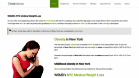 What Nycmedicalweightloss.com website looked like in 2021 (3 years ago)