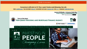 What Njhousing.gov website looked like in 2021 (3 years ago)