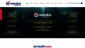 What Nasaka.in website looked like in 2021 (3 years ago)