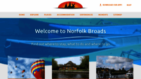 What Norfolkbroads.com website looked like in 2021 (3 years ago)