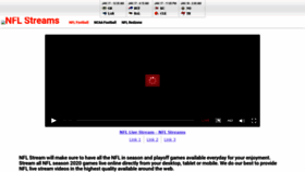 What Nfl-streams.tv website looked like in 2021 (3 years ago)