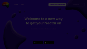 What Nectar.com website looked like in 2021 (3 years ago)