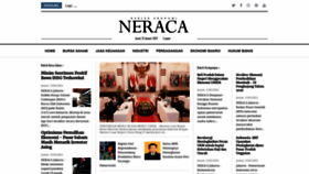 What Neraca.co.id website looked like in 2021 (3 years ago)