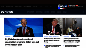 What Nbcnews.com website looked like in 2021 (3 years ago)